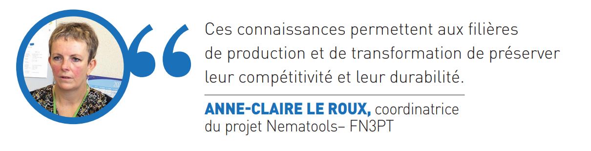 Témoignage Anne-Claire Le Roux Le site internet qui aide à limiter la dissémination des nématodes