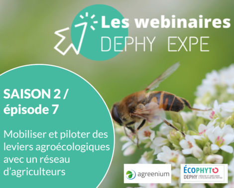 Webinaire DEPHY EXPE : Mobiliser et piloter des leviers agroécologiques avec un réseau d&rsquo;agriculteurs