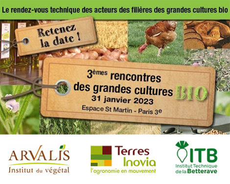 Les rencontres des grandes cultures Bio 2023