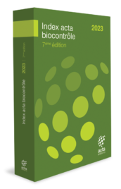 Index acta bio contrôle 7e edition